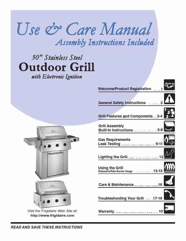 Frigidaire Gas Grill Grill-page_pdf